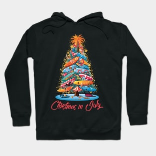 Surfboard Seasons | "Christmas In July" Tree T-shirt Hoodie